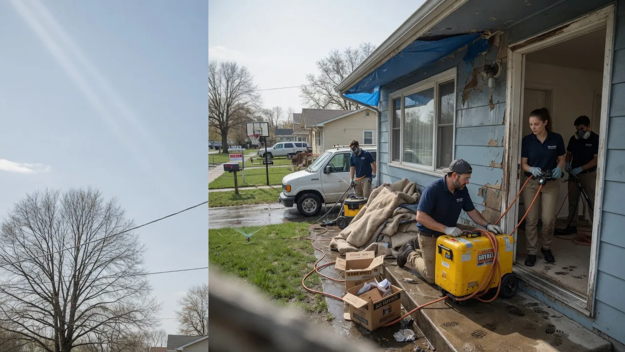 Basement Flood Cleanup in Galloway, OH near me